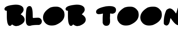Blob Toon Shadows font preview